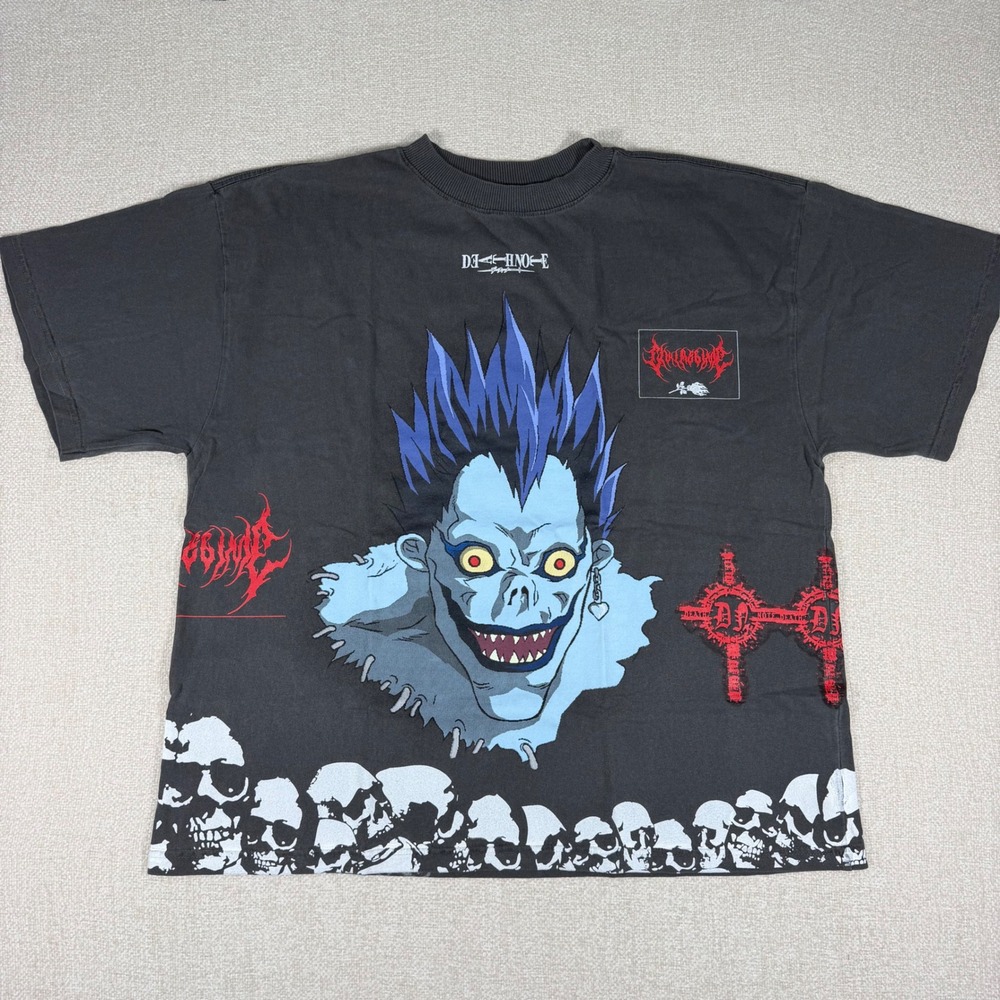 Civil Regime x Death Note Ryuk Graphic Tshirt Mens Medium Black Anime Streetwear